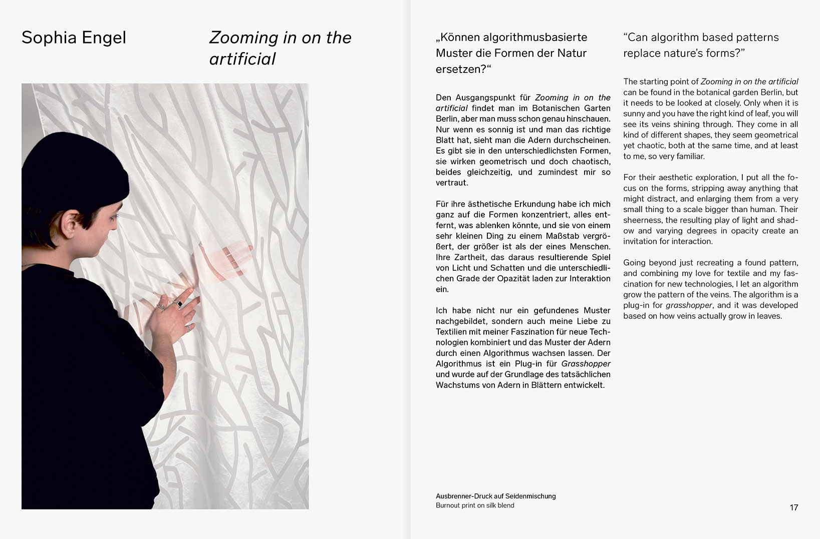 julia marquardt kunsthochschule berlin weißensee school of art berlin-weißensee fachgebiet textil- und flaechendesign department of textile and surface design flora fauna heft booklet estaltung graphic design