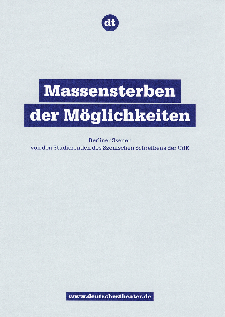 julia marquardt deutsches theater berlin programmheft programme grafik graphic design